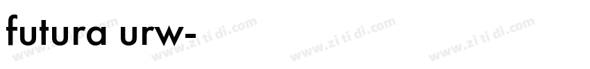 futura urw字体转换